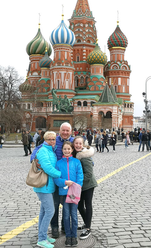 Familie Baur am Reisen