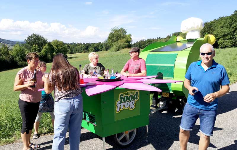 Solar-Fahrzeug bei Kyburz-Wettbewerb «sinnvolle Ernährung»