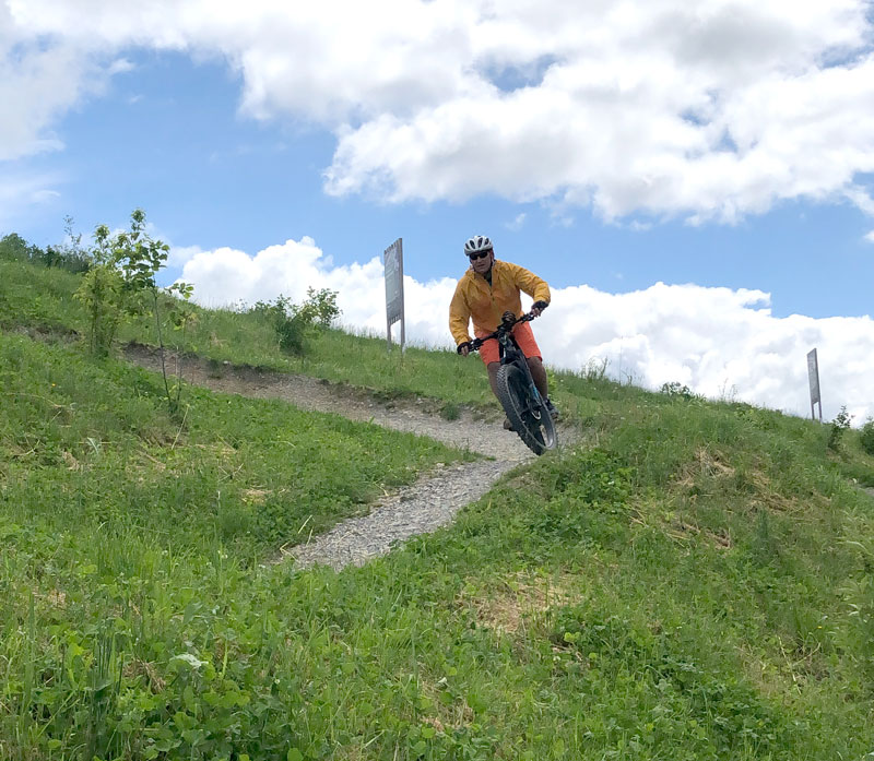 Erholung auf dem Mountainbike